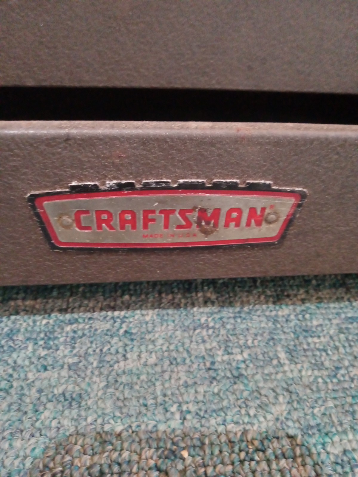 Vtg craftsman machinist 7 drawer 20 1/2 x13 1/2x9