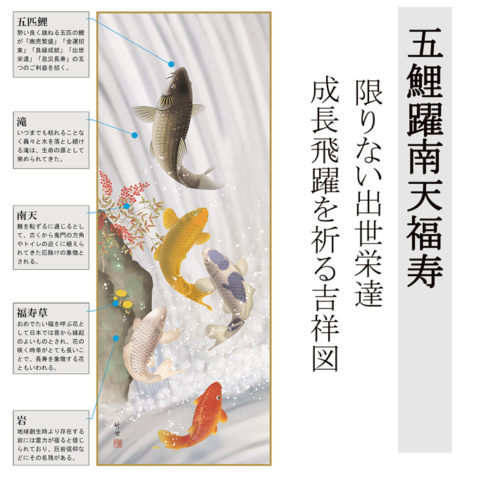 掛け軸 河野千峰 作 吉祥長寿『 亀蓬莱 』絹本 希少 軸装 茶道具 掛軸 美