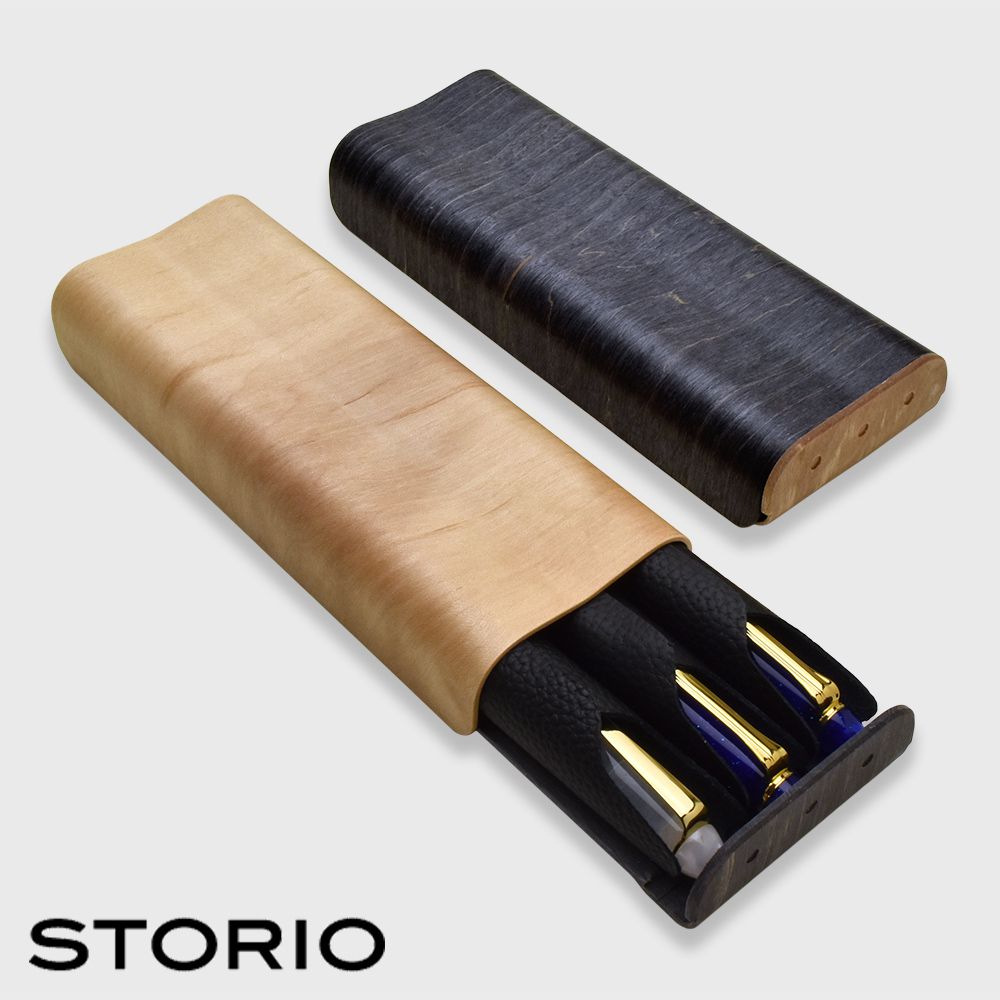 STORIO（ストーリオ） 万年筆ケース 3本差し ペンケース | ペンハウス