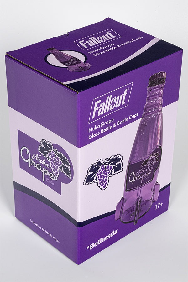 Fallout ヌカ・コーラ・グレープ ガラスボトル&キャップ – インフォ