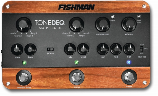 アコギ用プリアンプ・エフェクター】FISHMANより多機能プリアンプ