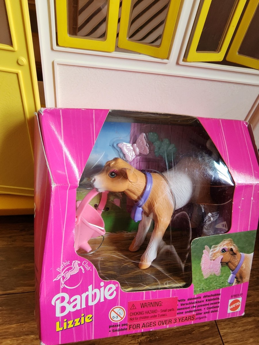 New Barbie Magical Pets Lizzie the Cow Friend of Nibbles 1997