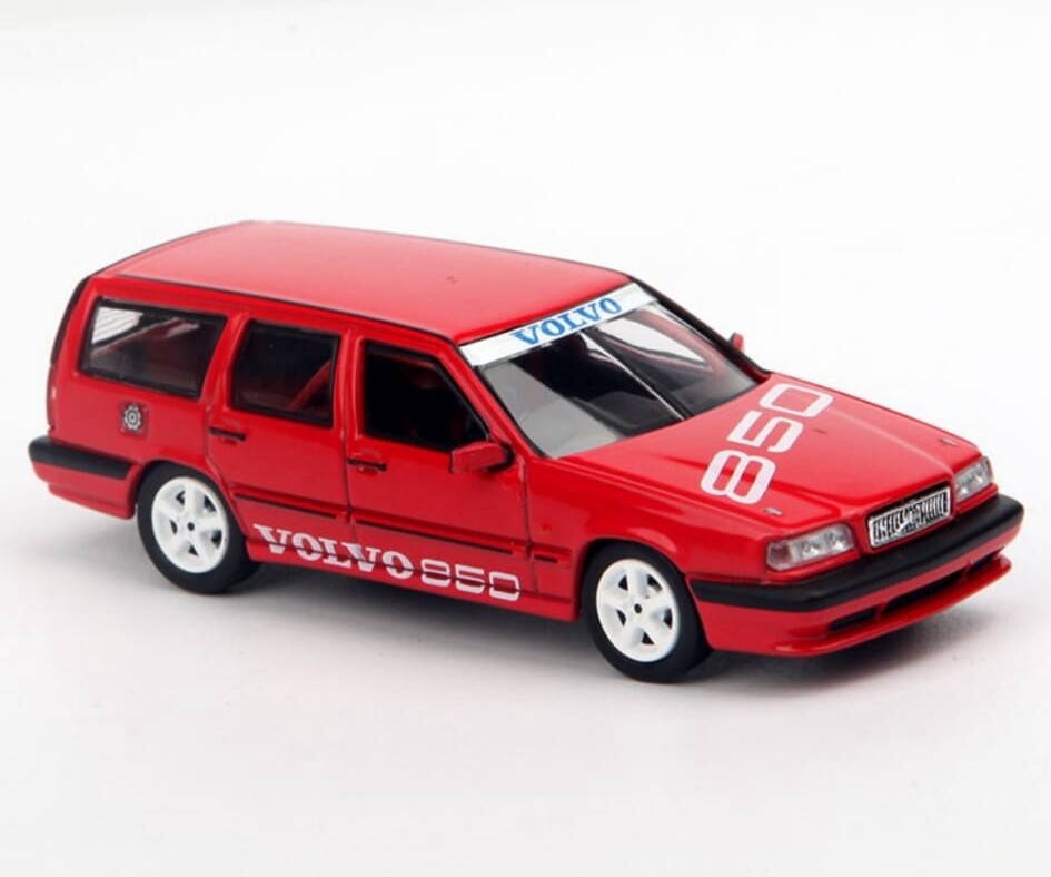 POPRACE 1/64 Volvo 850 T5-R Estate Red New Diecast Car POP RACE | eBay