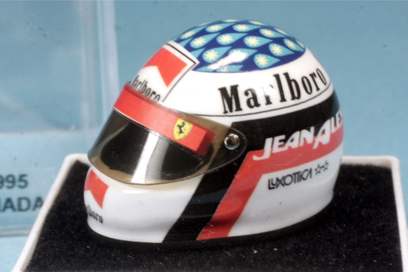 JFクリエーション 1/12 ヘルメット ジャン・ アレジ カナダGP 1995 初