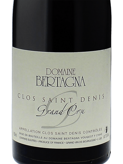 Domaine Bertagna Clos Saint Denis Grand Cru | Vivino English