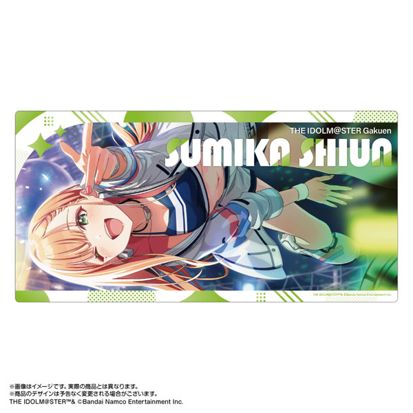学園アイドルマスター TSUTAYA Wild TUNE ラバーマット 紫雲清夏 学園