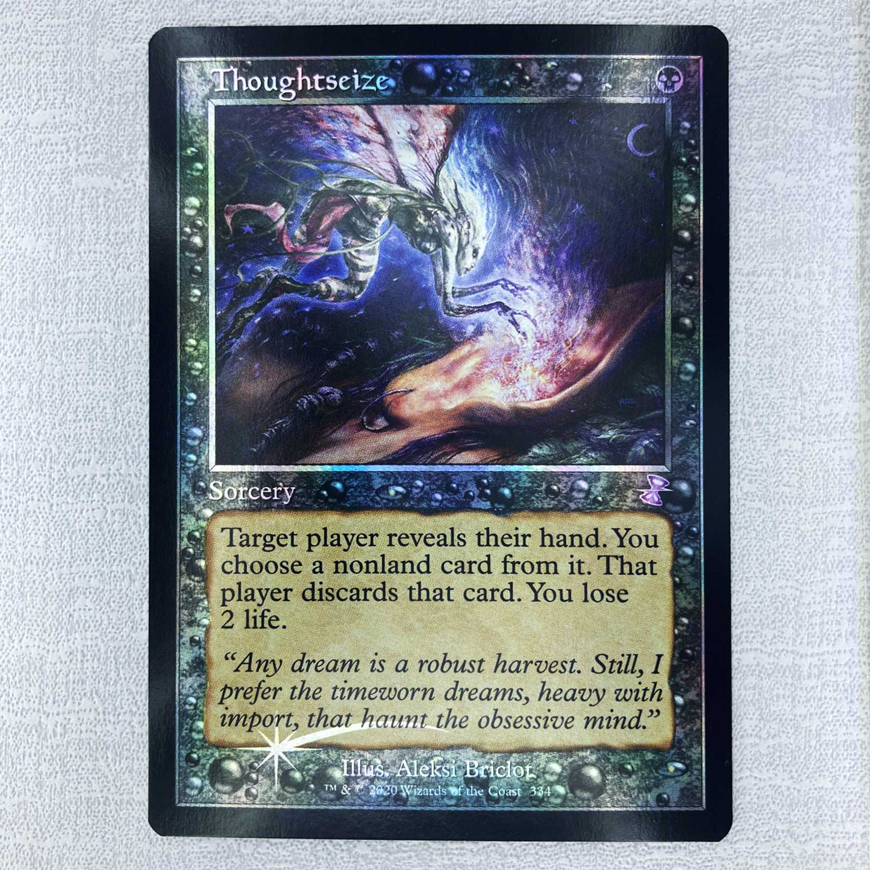 MTG 思考囲い 日本語版フルアートFOIL 1枚 MTG 思考囲い 日本語版フル