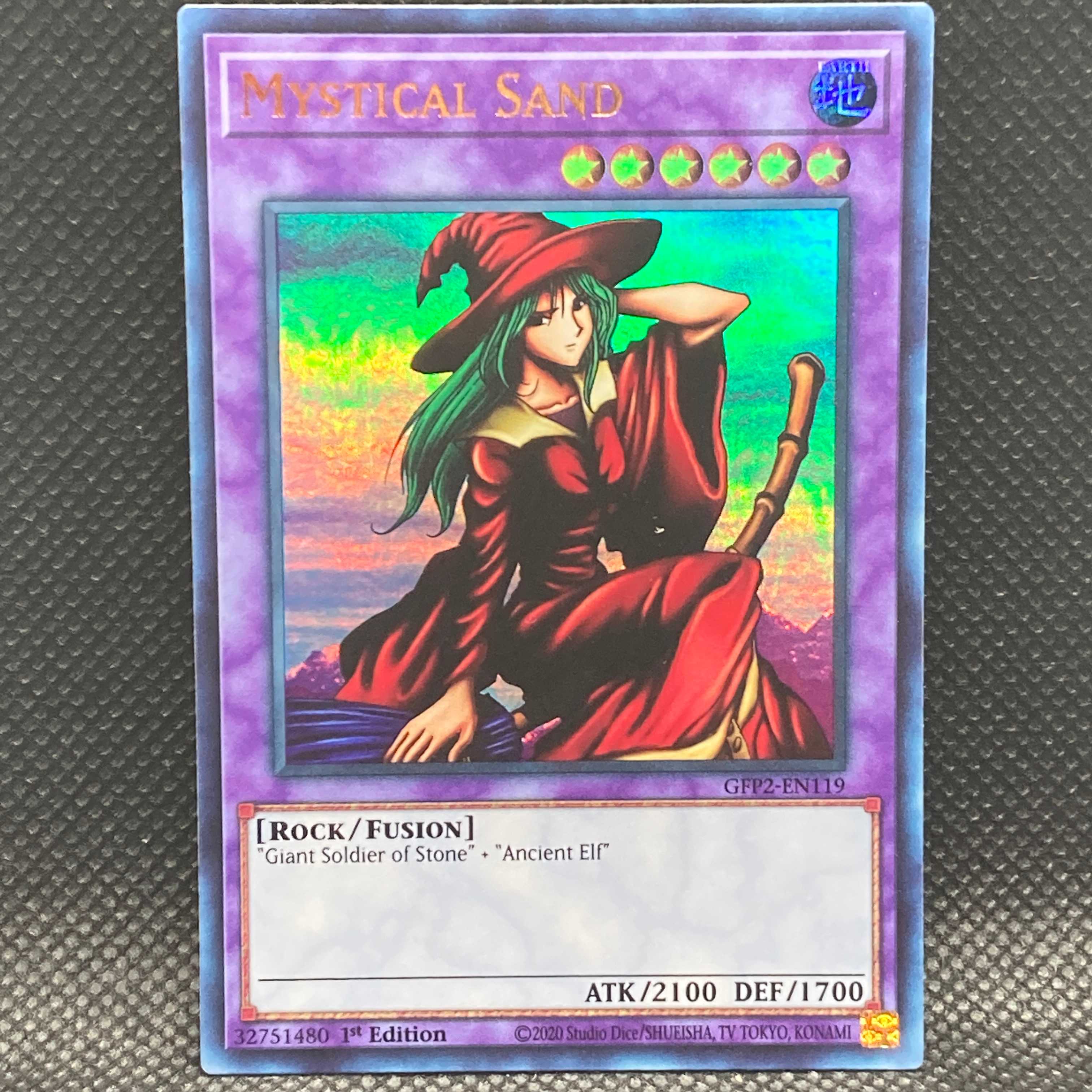 世界に3枚] 砂の魔女 ARS10+ 遊戯王 初期 ブースター 世界に3枚] 砂の