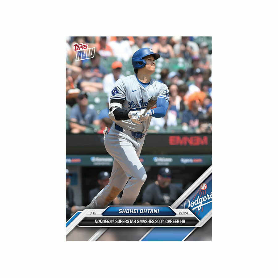 49シリ大谷翔平 2023 Topps Now #511 Topps株式会社が ToppsNOW新