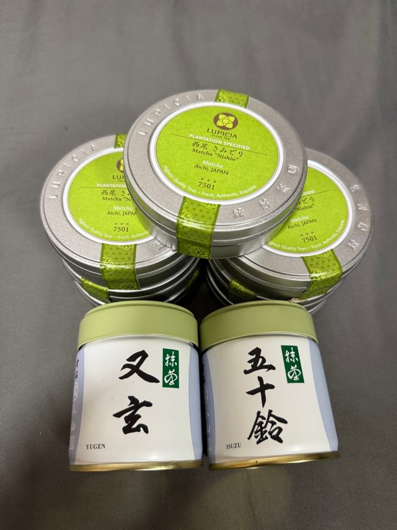 宇治抹茶　丸久小山園　と　Lucipa 9缶セット 宇治抹茶 丸久小山園 と Lucipa 9缶セット 宇治抹茶 丸久小山園 と