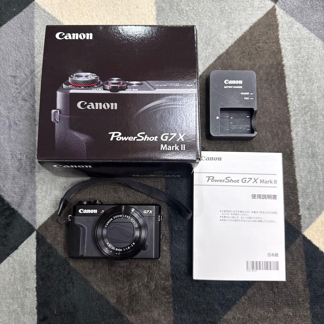 Canon PowerShot G7X Mark Ⅱ Canon PowerShot G7 X Mark II Digital Camera Bundle + 64GB Card +