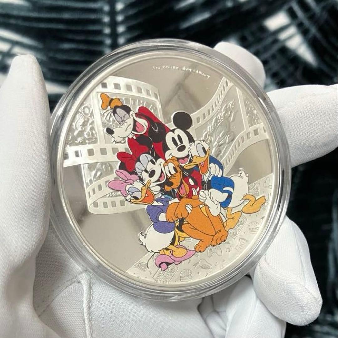 r*n様 美品 Disney ディズニー 100周年 記念 銀貨 限定 シリアル Disney ディズニー 100周年 記念 銀貨 限定 シリアルNo1 超レアA
