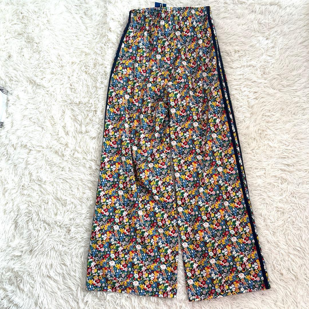 完売品 新品adidas リバティロンドン ワイドレッグ トラックパンツ M