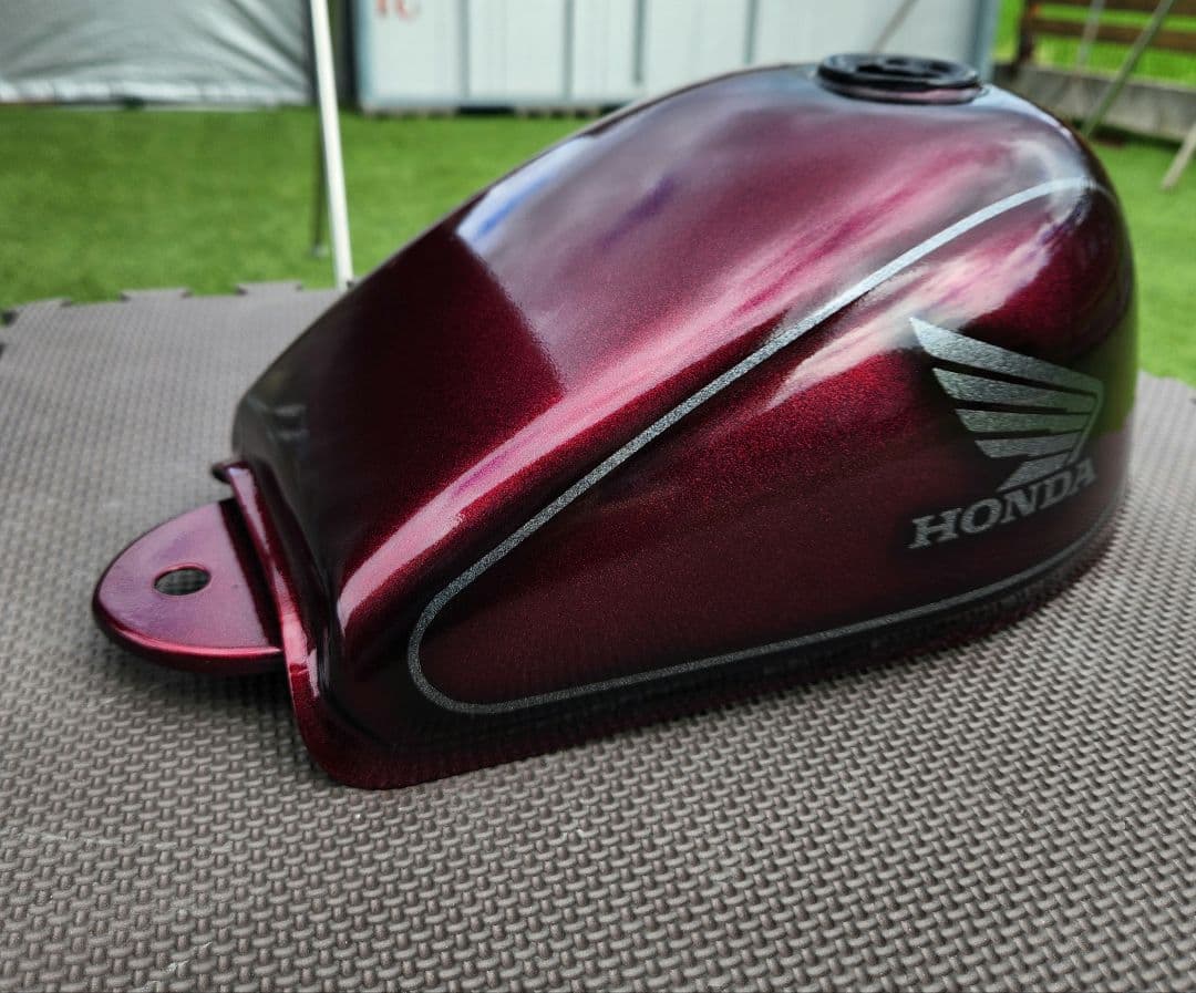 新品未使用】HONDAモンキータンク キャンディーレッド ウイングロゴ