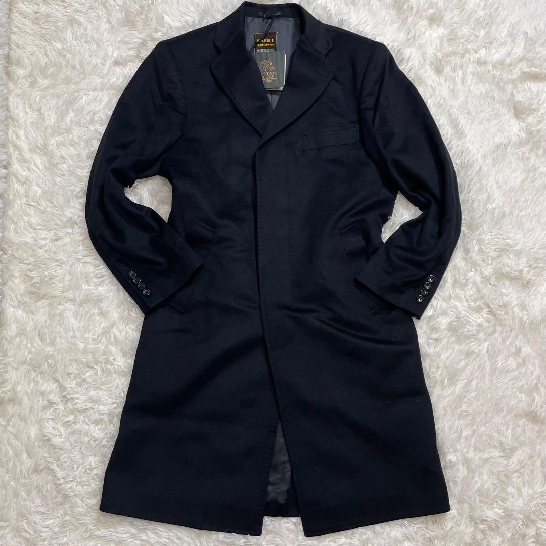 未使用品✨ VALENTINO Rudy カシミヤ100% チェスターコート 黒