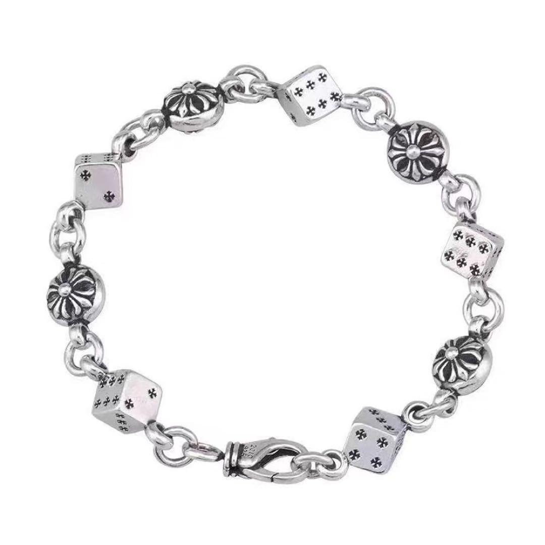 レア 新品 CHROME HEARTS ダイス サイコロ ブレスレット CHROME HEARTS クロムハーツ ダイス サイコロ ブレスレット | chromehearts