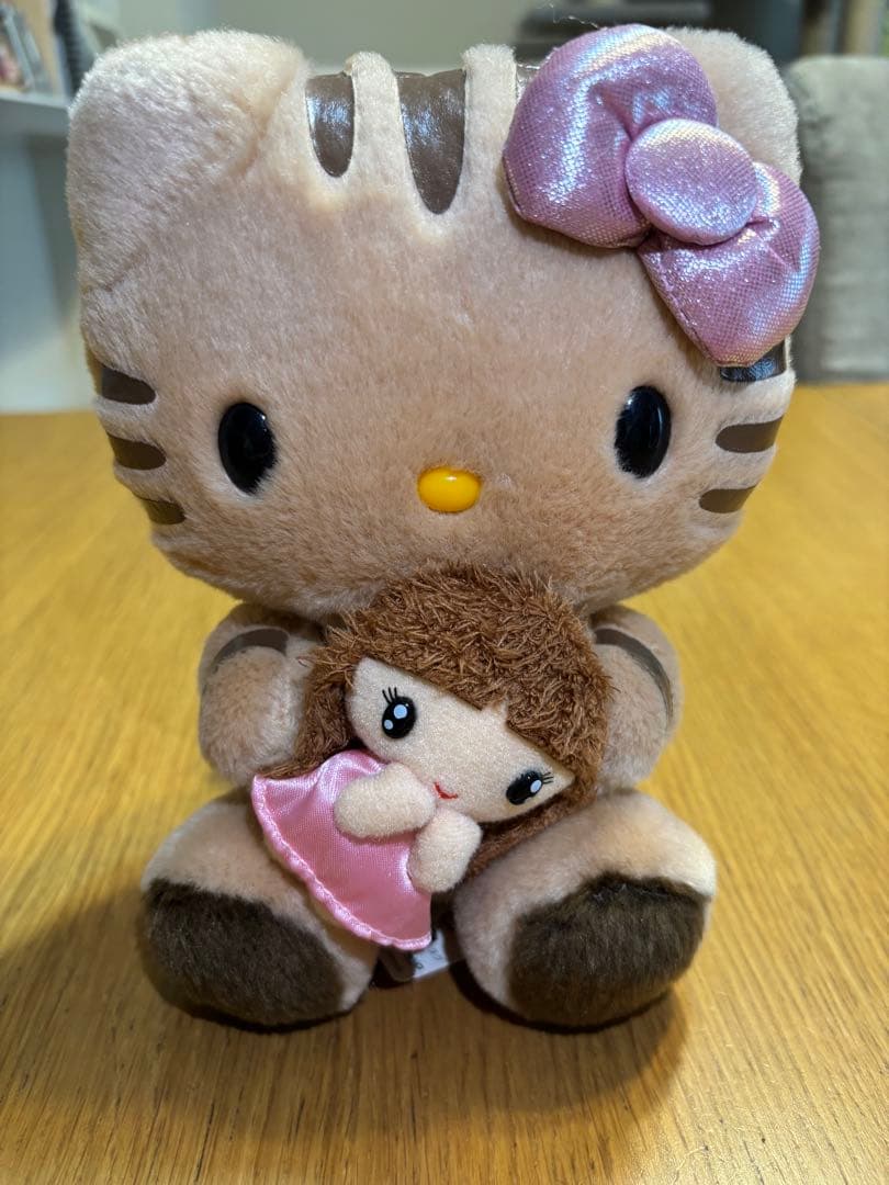 タグ付き　キティちゃん　ぬいぐるみ しょこたん　コラボ 中川翔子コラボ ぬいぐるみ タグ付き タグ付き キティちゃん
