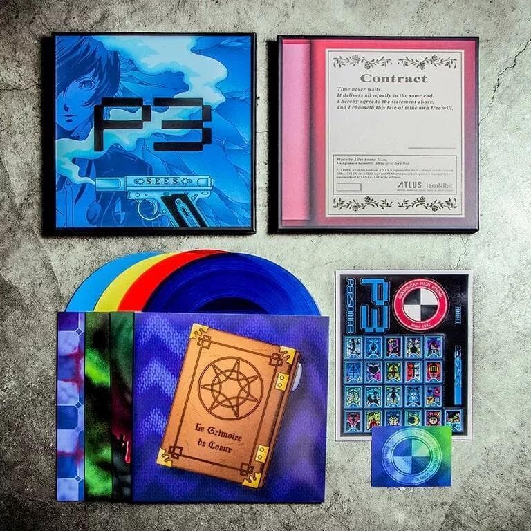 海外盤 ペルソナ3 レコード オリジナルサウンドトラック LP4枚ボックスセット