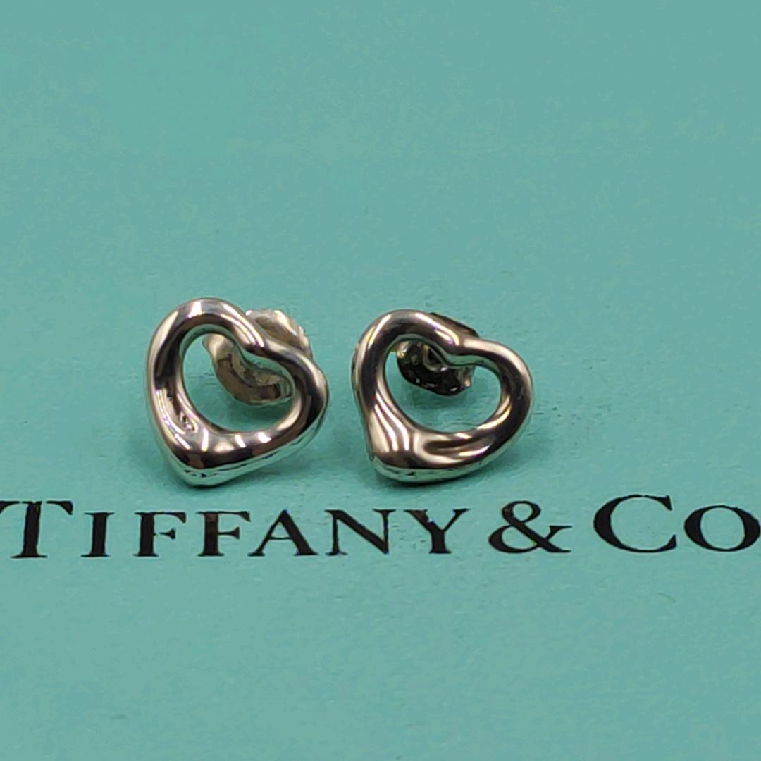 TIFFANY&Co.　ティファニー オープンハート ピアス ジャンク TIFFANY&Co. ティファニー オープンハート ピアス ジャンク - メルカリ