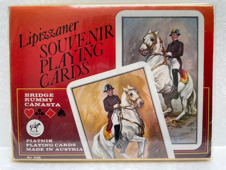 PIATNIK製 トランプ リピッツァナー(軽種馬) Lipizzaner I PIATNIK製 PIATNIK製 トランプ リピッツァナー(軽種馬) Lipizzaner I