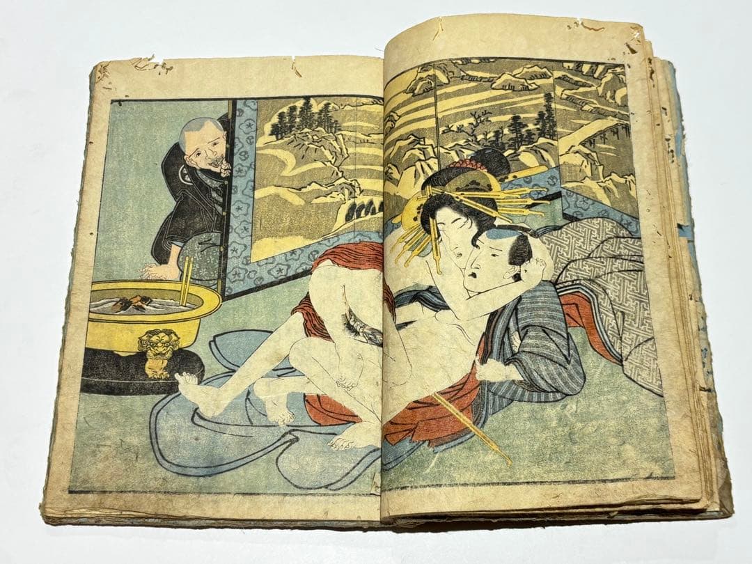 「幾夜物語 第五巻」歌川豊国画 1冊|艶本 春画 わじるし 浮世絵 和本 古典籍 幾夜物語 第五巻」歌川豊国画 1冊|艶本 春画 わじ