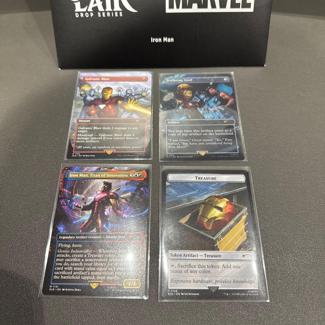 4枚セット MTG × marvel Iron man アイアンマン 4枚セット MTG × marvel Iron man アイアンマン